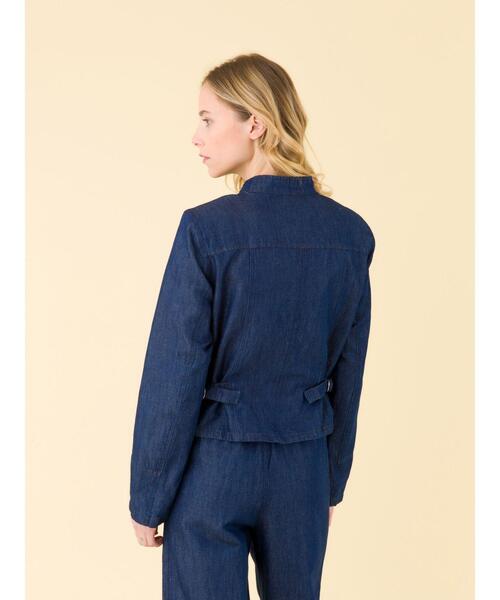 agnes b.（アニエスベー）の「TCD7 BLOUSON ブルゾン（ブルゾン・レディース・ブルー系その他・42/40/36/38）」の7枚目の写真