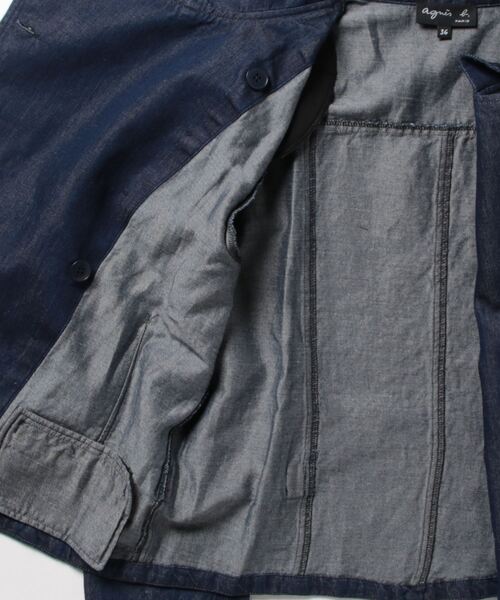 agnes b.（アニエスベー）の「TCD7 BLOUSON ブルゾン（ブルゾン・レディース・ブルー系その他・42/40/36/38）」の6枚目の写真