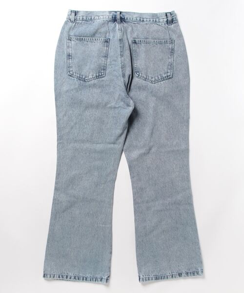 THISIS(ディスイズ)の「12oz デニム セミフレアパンツ(デニムパンツ・メンズ・ブラック/インディゴブルー/ケミカルウォッシュ/ブラック系その他/ブルー系その他・LARGE/MEDIUM/X-LARGE)」の6枚目の写真
