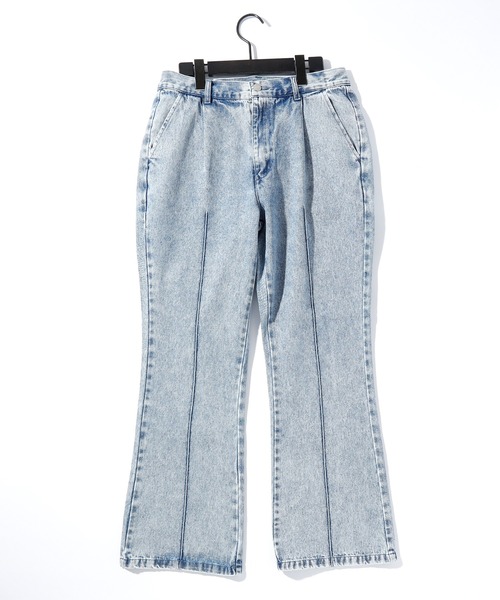 THISIS(ディスイズ)の「12oz デニム セミフレアパンツ(デニムパンツ・メンズ・ブラック/インディゴブルー/ケミカルウォッシュ/ブラック系その他/ブルー系その他・LARGE/MEDIUM/X-LARGE)」の5枚目の写真