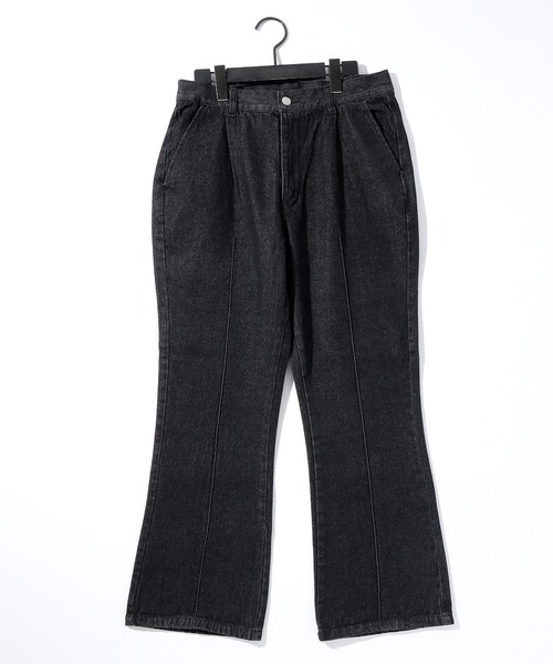THISIS(ディスイズ)の「12oz デニム セミフレアパンツ(デニムパンツ・メンズ・ブラック/インディゴブルー/ケミカルウォッシュ/ブラック系その他/ブルー系その他・LARGE/MEDIUM/X-LARGE)」の2枚目の写真
