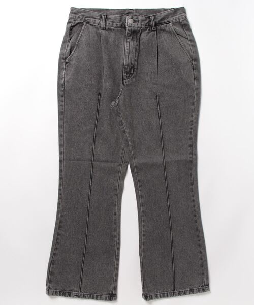 THISIS(ディスイズ)の「12oz デニム セミフレアパンツ(デニムパンツ・メンズ・ブラック/インディゴブルー/ケミカルウォッシュ/ブラック系その他/ブルー系その他・LARGE/MEDIUM/X-LARGE)」の10枚目の写真