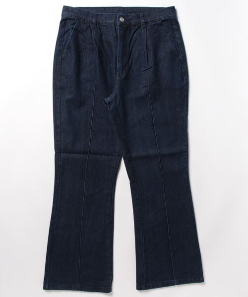 THISIS(ディスイズ)の「12oz デニム セミフレアパンツ(デニムパンツ・メンズ・ブラック/インディゴブルー/ケミカルウォッシュ/ブラック系その他/ブルー系その他・LARGE/MEDIUM/X-LARGE)」の8枚目の写真
