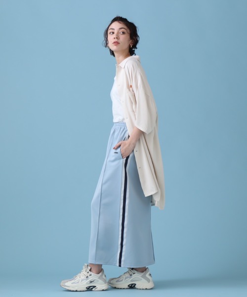 AVIREX（アヴィレックス）の「《WEB&DEPOT限定》TRACK SKIRT/ トラックスカート（スカート・レディース・オリーブ/ブラック/ライトブルー・FREE）」の20枚目の写真