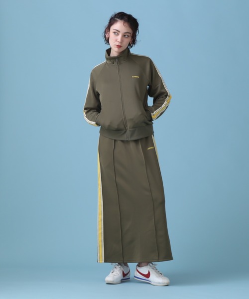 AVIREX（アヴィレックス）の「《WEB&DEPOT限定》TRACK SKIRT/ トラックスカート（スカート・レディース・オリーブ/ブラック/ライトブルー・FREE）」の11枚目の写真