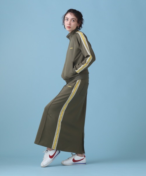 AVIREX（アヴィレックス）の「《WEB&DEPOT限定》TRACK SKIRT/ トラックスカート（スカート・レディース・オリーブ/ブラック/ライトブルー・FREE）」の12枚目の写真