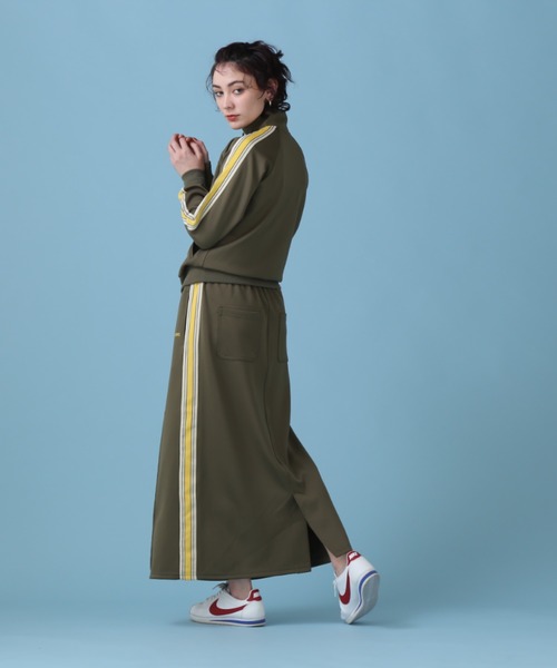 AVIREX（アヴィレックス）の「《WEB&DEPOT限定》TRACK SKIRT/ トラックスカート（スカート・レディース・オリーブ/ブラック/ライトブルー・FREE）」の13枚目の写真