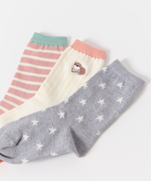 URBAN RESEARCH DOORS（アーバンリサーチドアーズ）の「パックソックス(KIDS)（ソックス/靴下・キッズ・ブルー系その他/ピンク系その他・16-18/19-21cm）」の5枚目の写真