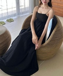 ACYM | Pin strap volumy dress(ワンピース)