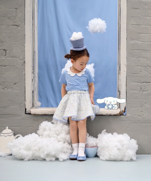 panpantutu(パンパンチュチュ)の「【マイメロディ・シナモロール・チェリー】サーキュラースカート(パンツ付) L/110-130cm(スカート・キッズ・ピンク系その他/ライトブルー/ベビーピンク・LARGE)」の13枚目の写真