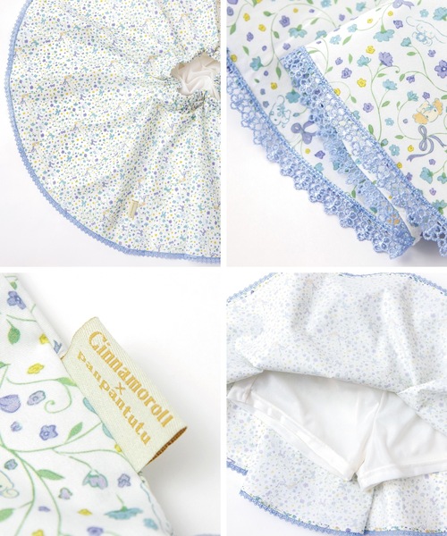 panpantutu(パンパンチュチュ)の「【マイメロディ・シナモロール・チェリー】サーキュラースカート(パンツ付) L/110-130cm(スカート・キッズ・ピンク系その他/ライトブルー/ベビーピンク・LARGE)」の11枚目の写真