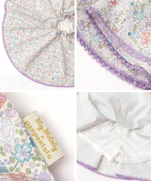 panpantutu(パンパンチュチュ)の「【マイメロディ・シナモロール・チェリー】サーキュラースカート(パンツ付) L/110-130cm(スカート・キッズ・ピンク系その他/ライトブルー/ベビーピンク・LARGE)」の4枚目の写真