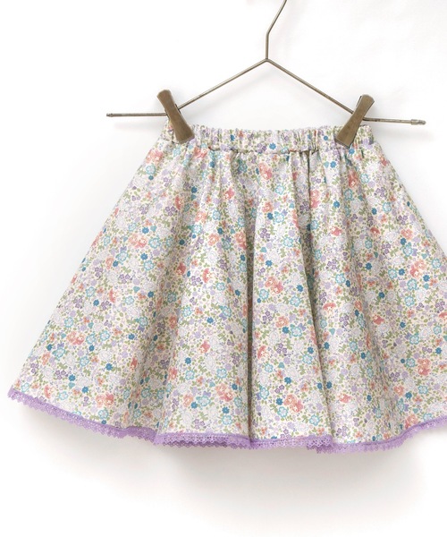 panpantutu(パンパンチュチュ)の「【マイメロディ・シナモロール・チェリー】サーキュラースカート(パンツ付) L/110-130cm(スカート・キッズ・ピンク系その他/ライトブルー/ベビーピンク・LARGE)」の5枚目の写真