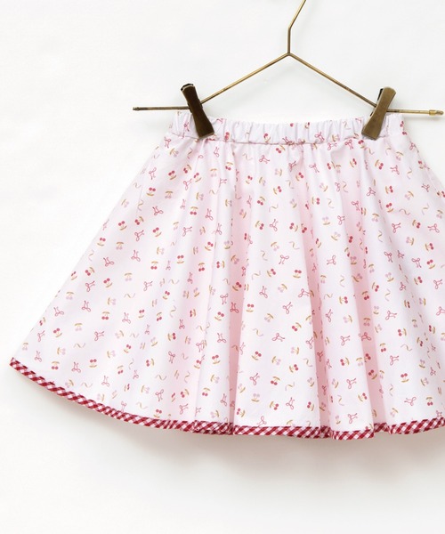 panpantutu(パンパンチュチュ)の「【マイメロディ・シナモロール・チェリー】サーキュラースカート(パンツ付) L/110-130cm(スカート・キッズ・ピンク系その他/ライトブルー/ベビーピンク・LARGE)」の18枚目の写真