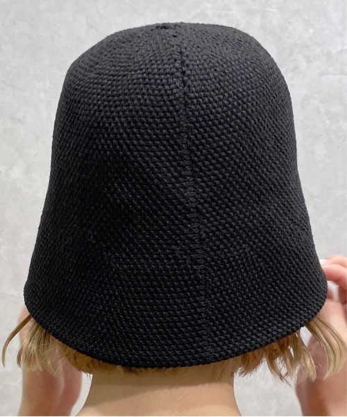one wayザッカ（ワンウェイザッカ）の「サマーニットサーモハット（ハット・レディース・ホワイト/ライトブラウン/ブラック/グリーン・FREE）」の15枚目の写真