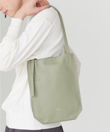 【WEB限定】【BEAURE】カウレザー薄マチミニトートバッグ