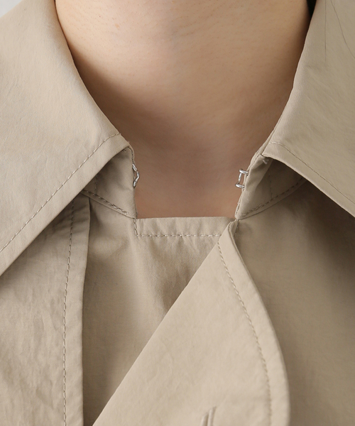 追加》Basic ナイロントレンチコート（トレンチコート）｜AP