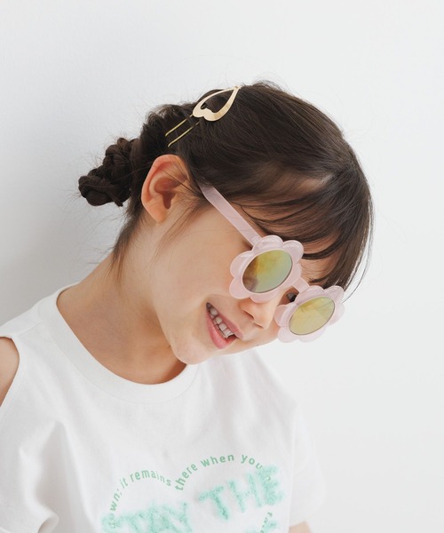 BAYFLOW（ベイフロー）の「[KIDS]サングラス ハナ（サングラス・キッズ・ブルー/ベージュ/その他1/ピンク/ベビーピンク/ライトピンク・FREE）」の4枚目の写真