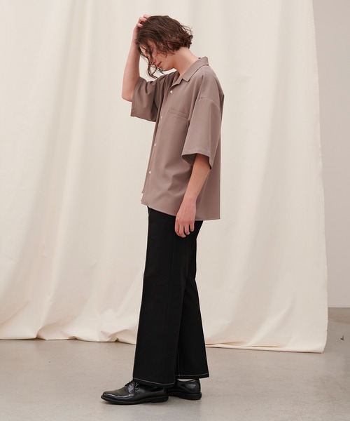 ブラウス シャツ Stitch Open Collar Shirt レディース メンズ Stitch Open Collar Shirt（シャツ/ブラウス）｜lit（リット）の