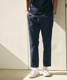 green label relaxing | ストレッチ サッカー イージー パンツ チェック柄 9分丈 -伸縮性-(その他パンツ)