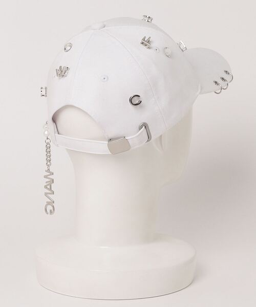 Feng Chen Wang（フェン・チェン・ワン）の「Feng Chen Wang /フェン・チェン・ワン/WHITE BASEBALL CAP（キャップ・メンズ・ホワイト・F）」の2枚目の写真