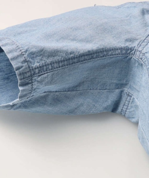 Daddy Oh Daddy（ダディーオーダディー）の「シャンブレーデニムハーフパンツ（デニムパンツ・キッズ・ネイビー/ブルー・100/110/120/130/140）」の6枚目の写真