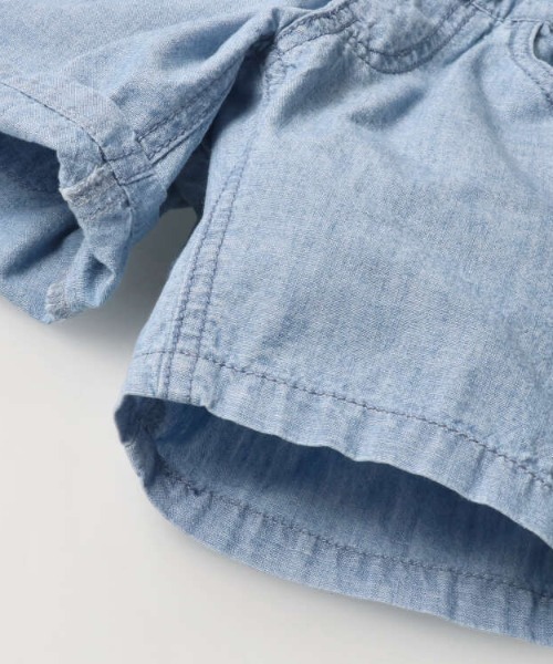 Daddy Oh Daddy（ダディーオーダディー）の「シャンブレーデニムハーフパンツ（デニムパンツ・キッズ・ネイビー/ブルー・100/110/120/130/140）」の7枚目の写真