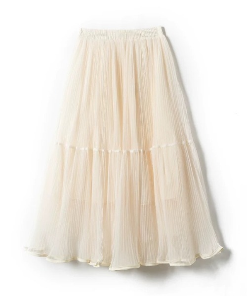 Sibra（シブラ）の「スカート（スカート・レディース・アイボリー/ブラック/ミント/ピンク/ブラウン・M）」の22枚目の写真