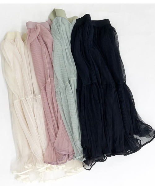 Sibra（シブラ）の「スカート（スカート・レディース・アイボリー/ブラック/ミント/ピンク/ブラウン・M）」の21枚目の写真