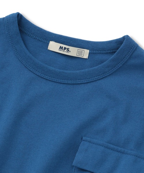 MPS(エムピーエス)の「【MPS】吸水速乾ポケットTシャツ(Tシャツ/カットソー・キッズ・ブラック/ブルー・150/105/160/120/130/140)」の7枚目の写真