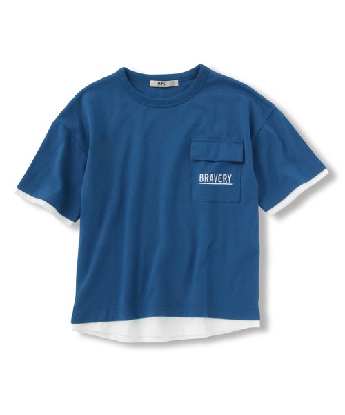 MPS(エムピーエス)の「【MPS】吸水速乾ポケットTシャツ(Tシャツ/カットソー・キッズ・ブラック/ブルー・150/105/160/120/130/140)」の9枚目の写真