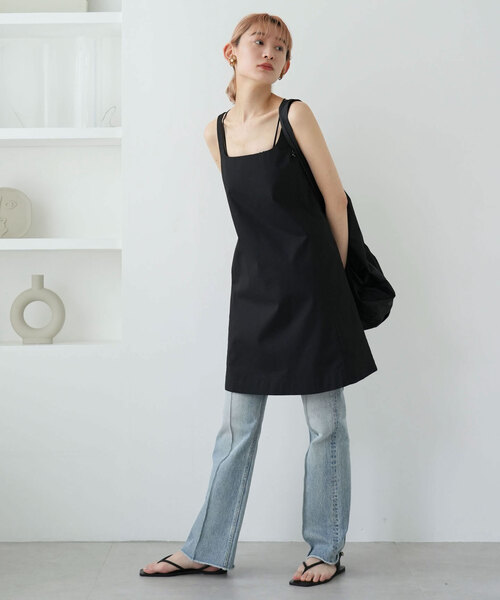 SLOBE citron.（スローブシトロン）の「SLOBE citron. タフタミニドレス（ワンピース・レディース・ブラック・FREE）」の17枚目の写真