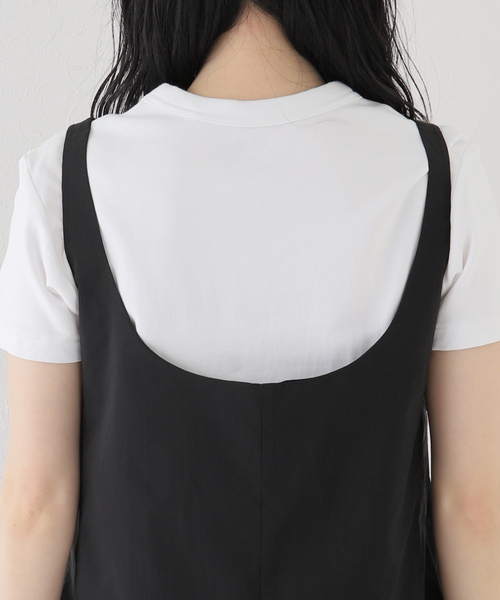 SLOBE citron.（スローブシトロン）の「SLOBE citron. タフタミニドレス（ワンピース・レディース・ブラック・FREE）」の10枚目の写真