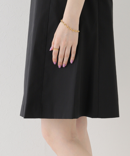 SLOBE citron.（スローブシトロン）の「SLOBE citron. タフタミニドレス（ワンピース・レディース・ブラック・FREE）」の7枚目の写真