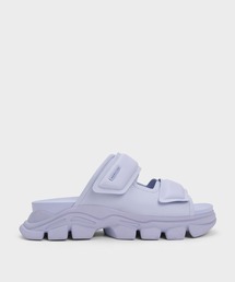 CHARLES & KEITH | ダッシュ ダブルストラップスライド(サンダル)