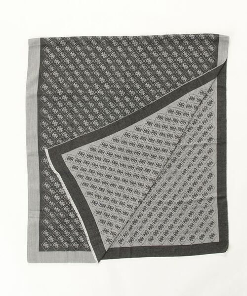 Guess（ゲス）の「QUATTRO G Scarves（マフラー・メンズ・ブラウン/ダークグレー・ONE SIZE）」の4枚目の写真