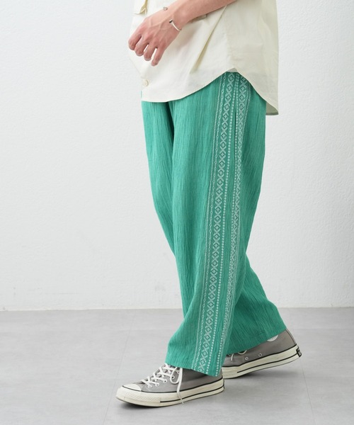 CIAOPANIC TYPY（チャオパニックティピー）の「インド刺繍イージーパンツ(セットアップ対応）（その他パンツ・メンズ・チャコールグレー/グレイッシュベージュ/グリーン・MEDIUM/LARGE）」の17枚目の写真