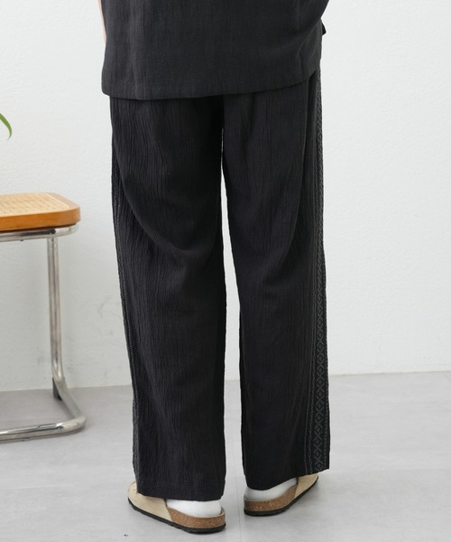 CIAOPANIC TYPY（チャオパニックティピー）の「インド刺繍イージーパンツ(セットアップ対応）（その他パンツ・メンズ・チャコールグレー/グレイッシュベージュ/グリーン・MEDIUM/LARGE）」の7枚目の写真