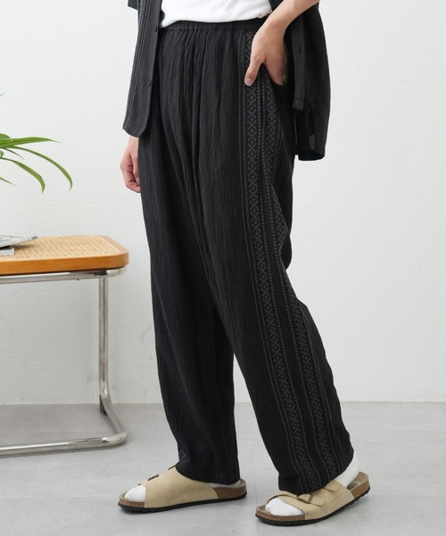 CIAOPANIC TYPY（チャオパニックティピー）の「インド刺繍イージーパンツ(セットアップ対応）（その他パンツ・メンズ・チャコールグレー/グレイッシュベージュ/グリーン・MEDIUM/LARGE）」の5枚目の写真