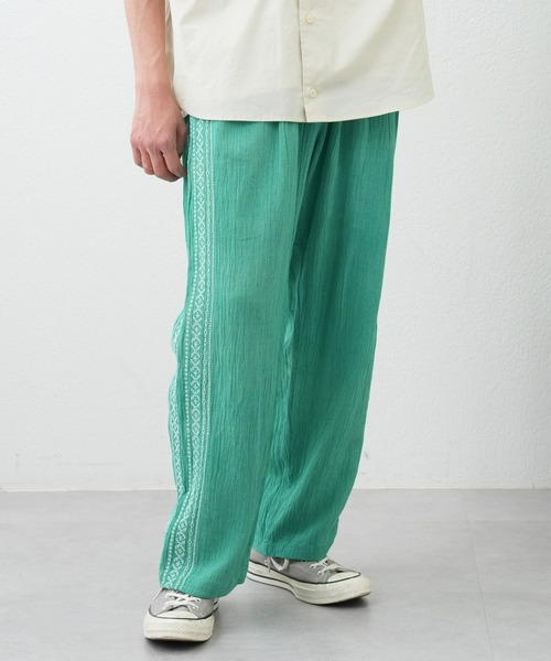 CIAOPANIC TYPY（チャオパニックティピー）の「インド刺繍イージーパンツ(セットアップ対応）（その他パンツ・メンズ・チャコールグレー/グレイッシュベージュ/グリーン・MEDIUM/LARGE）」の18枚目の写真