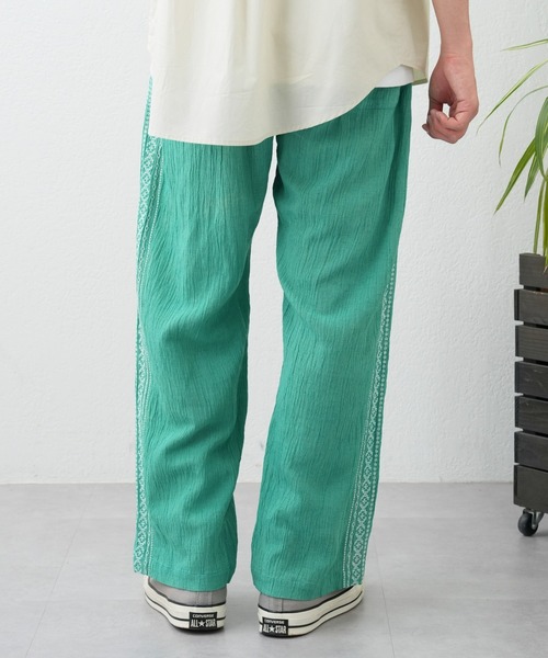 CIAOPANIC TYPY（チャオパニックティピー）の「インド刺繍イージーパンツ(セットアップ対応）（その他パンツ・メンズ・チャコールグレー/グレイッシュベージュ/グリーン・MEDIUM/LARGE）」の19枚目の写真