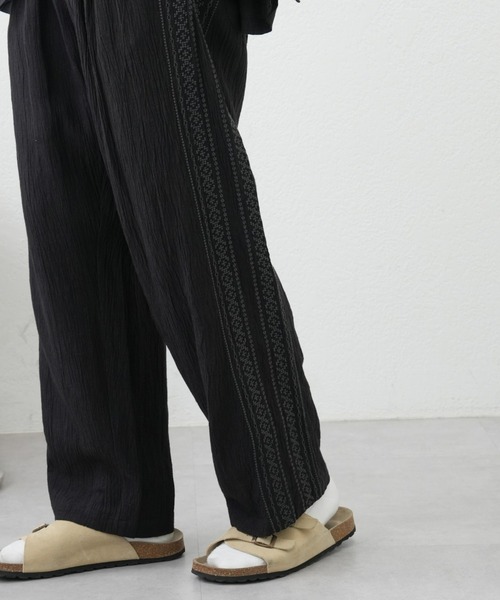 CIAOPANIC TYPY（チャオパニックティピー）の「インド刺繍イージーパンツ(セットアップ対応）（その他パンツ・メンズ・チャコールグレー/グレイッシュベージュ/グリーン・MEDIUM/LARGE）」の8枚目の写真