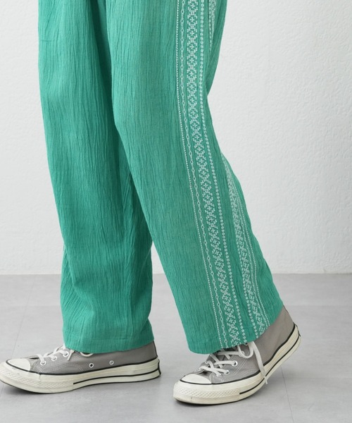 CIAOPANIC TYPY（チャオパニックティピー）の「インド刺繍イージーパンツ(セットアップ対応）（その他パンツ・メンズ・チャコールグレー/グレイッシュベージュ/グリーン・MEDIUM/LARGE）」の20枚目の写真