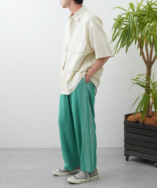 CIAOPANIC TYPY（チャオパニックティピー）の「インド刺繍イージーパンツ(セットアップ対応）（その他パンツ・メンズ・チャコールグレー/グレイッシュベージュ/グリーン・MEDIUM/LARGE）」の21枚目の写真