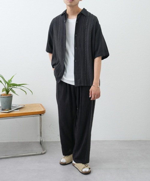 CIAOPANIC TYPY（チャオパニックティピー）の「インド刺繍イージーパンツ(セットアップ対応）（その他パンツ・メンズ・チャコールグレー/グレイッシュベージュ/グリーン・MEDIUM/LARGE）」の9枚目の写真