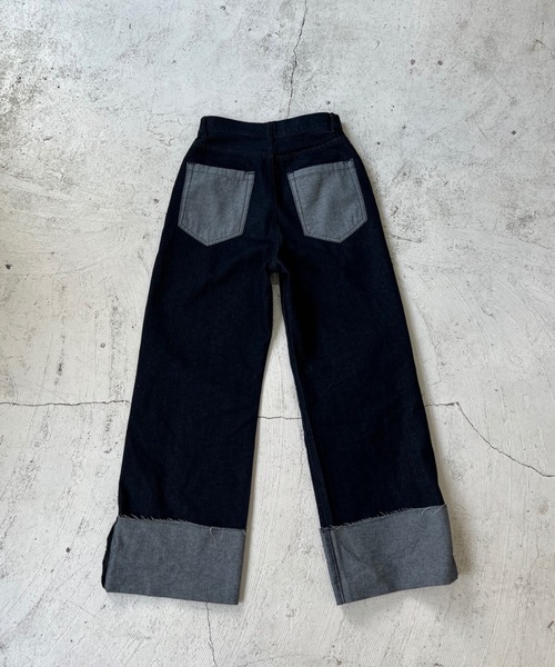 リバーロールアップデニムパンツ（デニムパンツ）｜shesame（シーセム