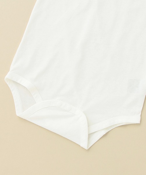 sense of wonder（センスオブワンダー）の「ストライプリバティファブリックフリルボディスーツセット（ロンパース・キッズ・オフホワイト/ブルー・70-80cm）」の11枚目の写真