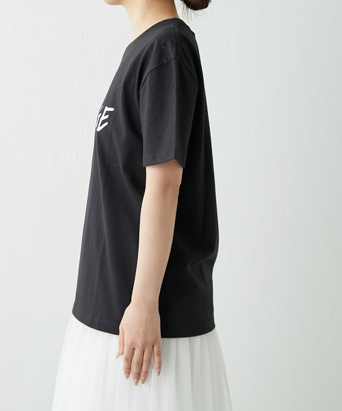 COLLAGE GALLARDAGALANTE（コラージュガリャルダガランテ）の「S COLLAGE ロゴTシャツ/ZOZO限定（Tシャツ/カットソー・レディース・ホワイト/ブラック・S/M/L/XL）」の15枚目の写真