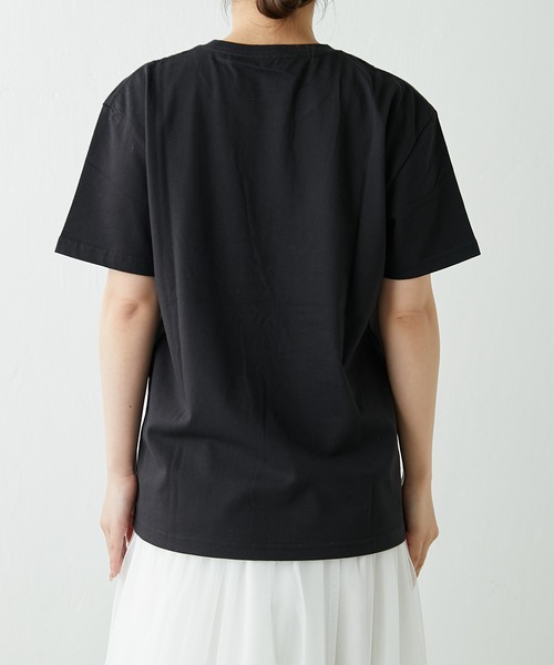 COLLAGE GALLARDAGALANTE（コラージュガリャルダガランテ）の「S COLLAGE ロゴTシャツ/ZOZO限定（Tシャツ/カットソー・レディース・ホワイト/ブラック・S/M/L/XL）」の18枚目の写真