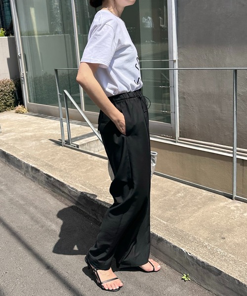 COLLAGE GALLARDAGALANTE（コラージュガリャルダガランテ）の「S COLLAGE ロゴTシャツ/ZOZO限定（Tシャツ/カットソー・レディース・ホワイト/ブラック・S/M/L/XL）」の20枚目の写真